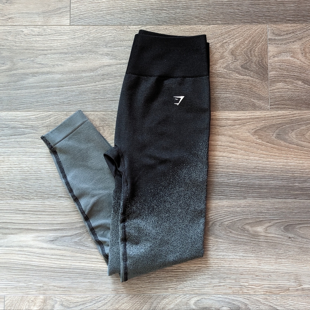 Gymshark Adapt Ombre Seamless Leggings Gray/Black